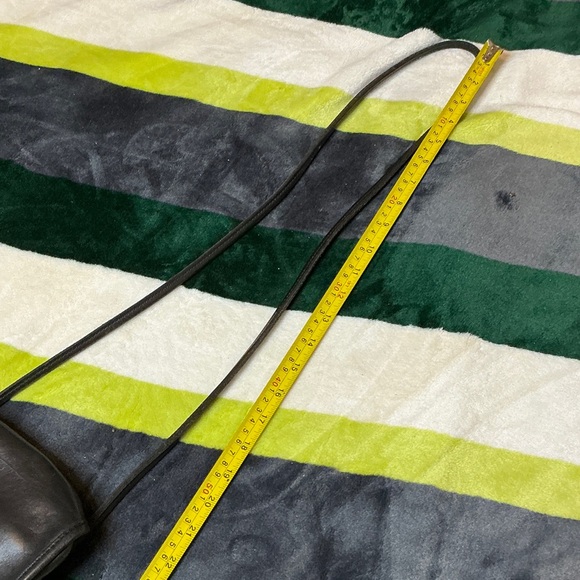 Vintage Coach Black Leather Messenger Bag - Picture 12 of 14